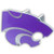 Kansas State Wildcats Logo-Only Trailer Hitch Cover