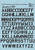 DECAL FOR AIRPLANE USAF MODERN STENCIL LETTERS & NUMBERS 1/48 PRINT SCALE 48-005
