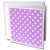3dRose Purple and White Polka Dot Print - Greeting Cards, 6 x 6 inches, set of 12 (gc_20406_2)