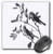3dRose LLC 8 X 8 X 0.25 Inches Mouse Pad Vintage Black and White Music Birds (Mp_179002_1)