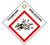 GHS/HazCom 2012: Pictogram Tag, Exploding Bomb, English/Spanish (Pack of 25)