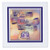 3dRose qs_24375_5 Ribbon and Cake Happy 80th Birthday Quilt Square, 14 by 14-Inch
