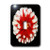 3dRose lsp_6208_1 Christmas Flower Single Toggle Switch, Multicolor