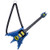 Hallmark Keepsake Christmas 2019 Year Dated DC Comics Classic TV Series Rocks Guitar Musical Ornament (Plays Batman Theme Song)