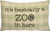 Primitives by Kathy Rustic Throw Pillow, 15 x 10-Inches, It's It's Basically A Zoo in Here