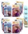 Bundle of 12 Disney Frozen 2 Grab & Go Play Packs and 12 KaleidoQuest 'Let It Snow' Winter-Themed Colorable Bookmarks