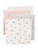 Carter's 4-Pack Receiving Blankets Pink and White
