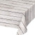 White Wood Grain Plastic Tablecloths, 3 ct
