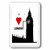 3dRose lsp_58527_1 I Love London Single Toggle Switch