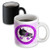 3dRose Derby Chicks Roll with it Purple with Black Roller Skate Magic Transforming Mug, 11-Ounce