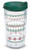 Tervis Christmas Sweater Pattern Wrap with Hunter Green Travel Lid 16-Ounce Tumbler, Clear