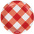 amscan American Summer Red Gingham Party Plates | 12 Ct.