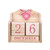 Booluee Vintage Wooden Blocks Perpetual Calendar, Wooden Perpetual Desk Calendar Home and Office Decoration (Pink) Booluee Vintage Wooden Blocks Perpetual Calendar, Wooden Perpetual Desk Calendar Home and Office Decoration (Pink)