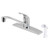 Pfister Pfirst Series 1-Handle Kitchen Faucet with Side Spray, Polished Chrome