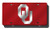 NCAA Oklahoma Sooners Laser Inlaid Metal License Plate Tag