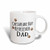 3dRose mug_153884_1 Chesapeake Bay Retriever Dog Dad Doggie By Breed Brown Muddy Paw Prints Doggy Lover Pet Owner Ceramic Mug, 11-Ounce