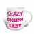 3dRose mug_174989_1 Crazy Cockatoo Lady Ceramic Mug, 11-Ounce