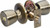 Master Lock TUO0105 Tulip Keyed Entry Door Knob, Antique Brass