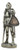 Ebros Medieval Suit of Armor Statue 7 Tall Valiant Swordsman Brave Lionheart Knight Figurine