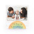 P. Graham Dunn Rainbow Baby God Knew Classic White 7 x 7 Pine Wood Tabletop Photo Frame