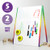 Magnetic Board Tabletop Kids Easel - Dry Erase Whiteboard Stand, Markers & Eraser. Classroom Easel for Teachers, Portable Magnet Board for Toddlers, Educational Toy for Writing & Drawing