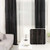 TRLYC Sequin Backdrop Curtains Panels Window Drapes (Set of 2 Panels,2Ft Widthx8Ft High,Black)
