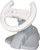 dreamGEAR Nintendo Wii Racing Wheel (white)