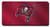 NFL Tampa Bay Buccaneers Laser Inlaid Metal License Plate Tag