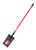 Bully Tools 14-Gauge Notched Head Shingle Shovel with Fiberglass Handle, 57"