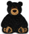 First & Main 7" Blackie Teddy Bear, Multicolor