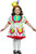 Rasta Imposta Girl Clown Costume, Size 4/6X, Dress, hat, Bloomers