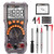 Multimeter, DM10 Electrical Tester 2000 Counts Auto-Ranging Amp Volt Ohm Meter Diode and Continuity Tester Voltage Detector with LCD Display and Backlight