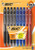 BIC BU3 Grip Retractable Ball Pen, Medium Point (1.0 mm), Assorted Colors, 18-Count - 2 Pack