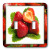 3dRose lsp_48106_2" Painted Strawberries-Double" Toggle Switch