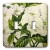 3dRose LLC lsp_39681_2 White Flowers Green Leaves Double Toggle Switch