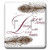 3dRose  lsp_79137_2 Live, Laugh, Love with Peacock Feathers Double Toggle Switch