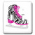 3dRose LLC lsp_128505_2 Zebra and Hot Pink Ice Skate Image Double Toggle Switch