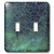 3dRose lsp_75195_2" Dew Drops on Spider Web-AB01 MGI0003-Mark Gibson" Double Toggle Switch