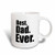 3dRose Best Dad Ever Father Daddy Ceramic Mug, 11-Ounce