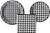 Houndstooth Party Supply Pack: Bundle Includes Plates and Napkins for 16 Guests