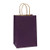BagDream Kraft Paper Bags 100Pcs 5.25x3.75x8 Inches Small Paper Gift Bags with Handles Bulk Shopping Bags Party Bags Kraft Bags Purple Bags