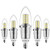 Bogao (5 Pack) LED Candelabra Bulb, 12W Warm White LED Candle Bulbs, 85-100 Watt Light Bulbs Equivalent, E12 Candelabra Base,1200 Lumens LED Lights,Torpedo Shape Warm White 3000K
