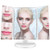 FASCINATE Lighted Makeup Mirror, Trifold Vanity Mirror with 21 LED Lights and 2X/3X/10X Magnification, Touch Screen Dimming, Dual Power Supply, 180° Rotation Light Up Mirror (White)