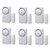 Wsdcam Door and Window Alarm for Home Time Delay Alarm Magnetic Window Alarm Sensors for Home Security, Loud 110 dB - 6 Pack