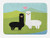 Ambesonne Llama Bath Mat, Alpacas in Love in The Mountains Argentina Fauna Animals with Contrasting Colors, Plush Bathroom Decor Mat with Non Slip Backing, 29.5" X 17.5", Green Blue