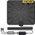 TV Antenna, Indoor Digital HDTV Amplified Antennas Freeview 4K HD VHF UHF for Local Channels 130+ Miles Range with Switch Amplifier Signal Booster Support All TVs-16.5ft Coax Cable (Black) TV Antenna, Indoor Digital HDTV Amplified Antennas Freeview 4K HD VHF UHF for Local Channels 130+ Miles Range with Switch Amplifier Signal Booster Support All TVs-16.5ft Coax Cable (Black)
