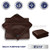 Windscreen4less 8' x 10' Super Heavy Duty 16 Mil Waterproof Dark Brown Poly Tarp