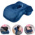Nap Sleeping Face Pillow - Bamboo Charcoal Pure Memory(slightly hard)Foam Nap Pillow Slow Rebound Desk Pillow with Hollow Design for Pillow Sleeper Back Support, Removable Washable Velvet Co?Suitable