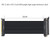PCIe Riser Extension Cable GPU Mount Riser Extension Cable PCI-e Extender Vertical Mount Mounting Kit Bracket 16x PCI Express GPU Mounting Card 25cm 180 Degrees