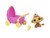 Littlest Pet Shop Girl Monkey with Carriage 216